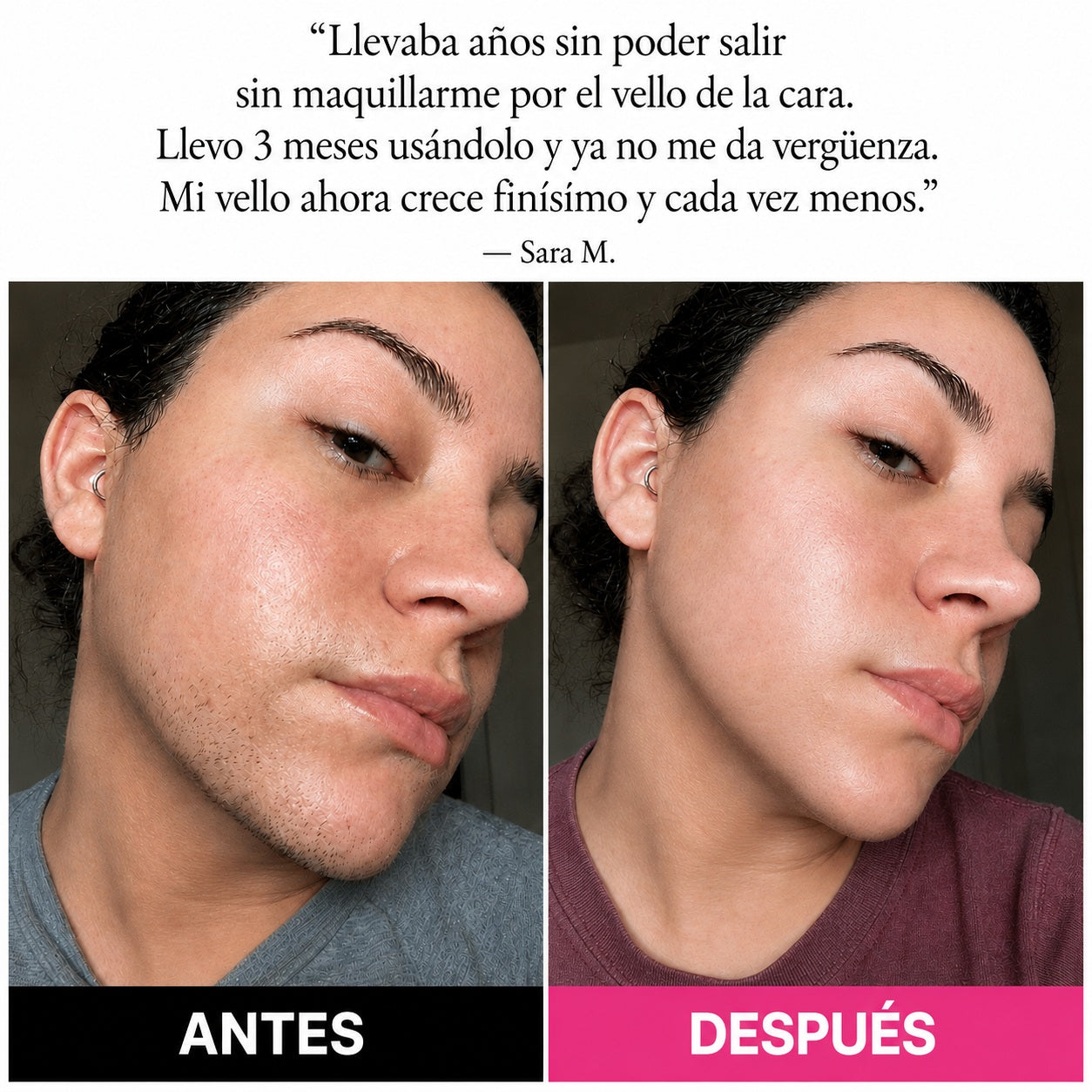 Aceite para una piel suave y sin vello